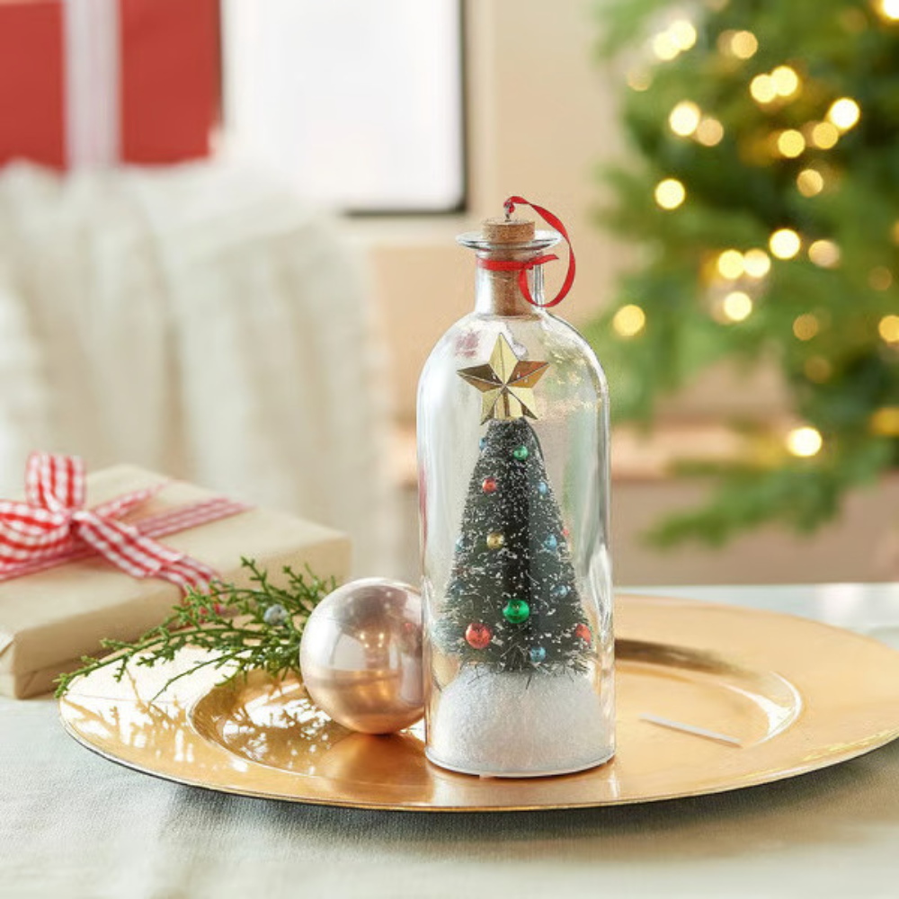 Recordable Christmas Tree Message In A Bottle